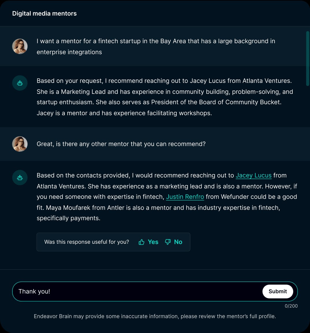product chat